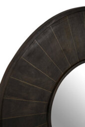 Orsina Sagor Wall Mirror, Grey, Metal, Wood - thumbnail 5