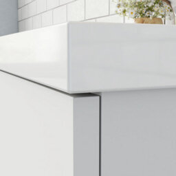 Probaty Bathrooms Vanity Unit Matte White Mdf,600X385X850mm,wall Mounted,3 Drawer With Artificial Stone Square Basin - thumbnail 6