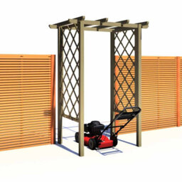 Shire Arch Trellis Pergola 4 X 3 Feet Pressure Treated Wooden Arches - L103 X W133 X H242.6 Cm - thumbnail 6