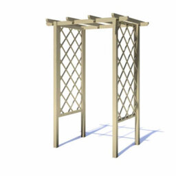 Shire Arch Trellis Pergola 4 X 3 Feet Pressure Treated Wooden Arches - L103 X W133 X H242.6 Cm - thumbnail 3