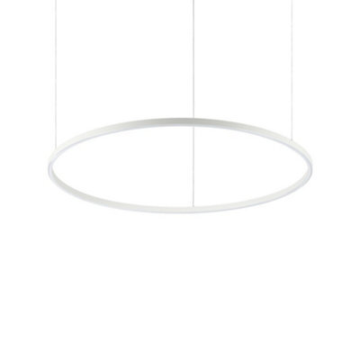 Ideal Lux Oracle Decorative Round Integrated Pendant Light White, 4000K, 51W - image 1