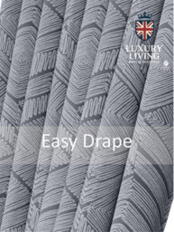 Luxury Living Triple Weave Soft Drape Geometric Aztec Print Ring Top Blackout Curtains 229Cm X 229Cm Silver - thumbnail 5