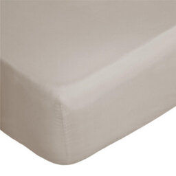Belledorm 200 Thread Count Egyptian Cotton Deep Fitted Sheet Oyster (Double) - thumbnail 2