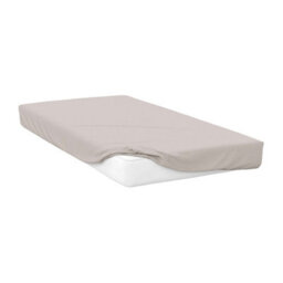 Belledorm 200 Thread Count Egyptian Cotton Deep Fitted Sheet Oyster (Double) - thumbnail 1