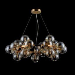 Luminosa Lighting Luminosa Dallas Ceiling Pendant Lamp Gold, 25 Light, G9 - thumbnail 4