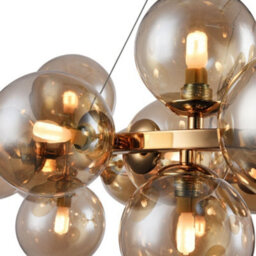 Luminosa Lighting Luminosa Dallas Ceiling Pendant Lamp Gold, 25 Light, G9 - thumbnail 6