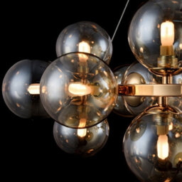 Luminosa Lighting Luminosa Dallas Ceiling Pendant Lamp Gold, 25 Light, G9 - thumbnail 7
