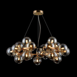 Luminosa Lighting Luminosa Dallas Ceiling Pendant Lamp Gold, 25 Light, G9 - thumbnail 3