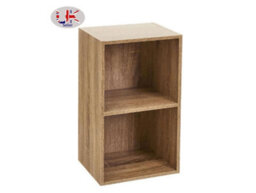 Spot On Dealz 2 Cube Storage Unit Small Bookcase Wooden Storage Cabinets Book Shelf Shelves Bookcases - thumbnail 3