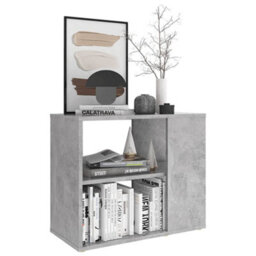 Berkfield Side Cabinet Concrete Grey 60X30X50 Cm Engineered Wood - thumbnail 3