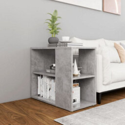 Berkfield Side Cabinet Concrete Grey 60X30X50 Cm Engineered Wood - thumbnail 1