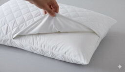 Pamposh Quilted Pillow Protectors 4 Pack Premium Microfiber Pillow Covers Ultrasoft Breathable Pillow Cases With Zipper Closure - thumbnail 3