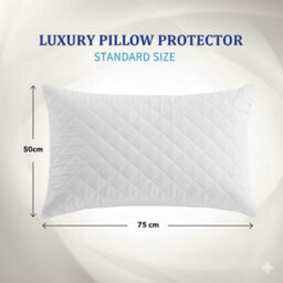 Pamposh Quilted Pillow Protectors 4 Pack Premium Microfiber Pillow Covers Ultrasoft Breathable Pillow Cases With Zipper Closure - thumbnail 5