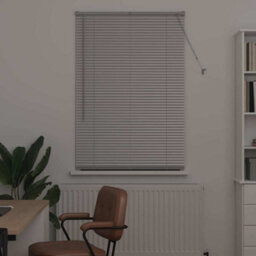 Walplus Window Blind With Curtains Manual Silver Aluminium - thumbnail 3