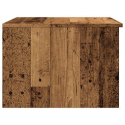 Berkfield Coffee Table Old Wood 50X50X36 Cm Engineered Wood - thumbnail 6