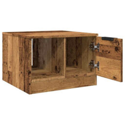 Berkfield Coffee Table Old Wood 50X50X36 Cm Engineered Wood - thumbnail 8
