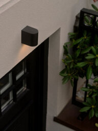 Nordlux Dion Outdoor Aluminium Wall Light Dark Sky  Black,mains - thumbnail 5