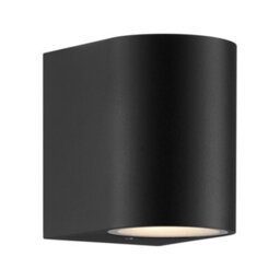 Nordlux Dion Outdoor Aluminium Wall Light Dark Sky  Black,mains