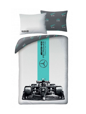 Mercedes-Benz F1 Single Duvet Cover And Pillowcase Set - European Size