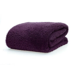 Snug Rug Blanket Luxury Sherpa Fleece Sofa Tv Throw Gift Blankets 127X178Cm - Purple - thumbnail 5