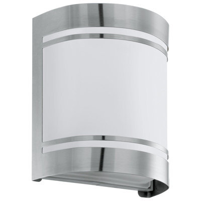 Stylish Ip44 Outdoor Wall Light With Stainless Steel Finish And E27 Bulb Socket - image 1