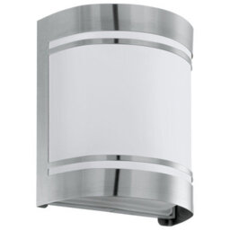 Stylish Ip44 Outdoor Wall Light With Stainless Steel Finish And E27 Bulb Socket - thumbnail 1