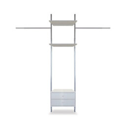 Spacepro Aura Satin White Large Bedroom Freestanding Storage Solution (H)2700mm (L)3200mm (D)500mm