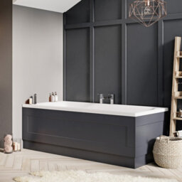 Plum&clay Belmont Traditional Blue Grey Front Bath Panel Bathroom Furniture (W)1800mm