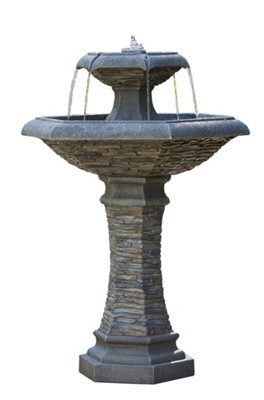 Vossmoon Chatsworth Garden Water Fountain - Mains Powered
