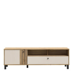 Furniture To Go Grafton Tv Unit In Cream And Oak - thumbnail 2
