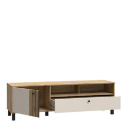 Furniture To Go Grafton Tv Unit In Cream And Oak - thumbnail 3