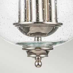 Luminosa Lighting Luminosa Pickering Lane 3 Light Lanterns Pendant Ceiling Light, Polished Nickel - thumbnail 4