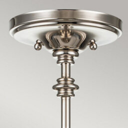 Luminosa Lighting Luminosa Pickering Lane 3 Light Lanterns Pendant Ceiling Light, Polished Nickel - thumbnail 2