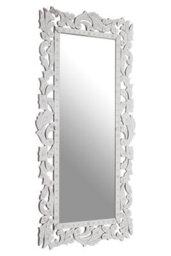 Orsina Geonna Wall Mirror, Silver, Wood, Glass - thumbnail 2