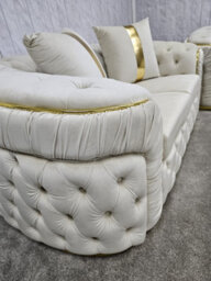 Ambassador 3+2 Seater Champagne And Gold Accent - thumbnail 8