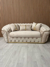 Ambassador 3+2 Seater Champagne And Gold Accent - thumbnail 5