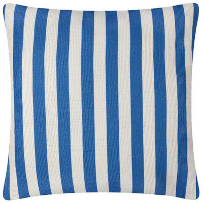 furn. Furn Deck Stripe Woven Outdoor Cushion, White/blue, 59 X 59Cm - image 1