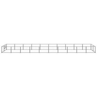 Berkfield Durable Dog Kennel Black 20 M2 Steel - image 1