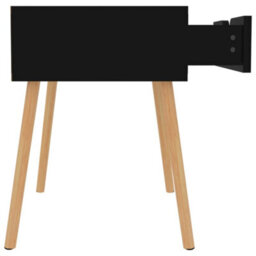 Berkfield Bedside Cabinet High Gloss Black 40X40X56 Cm Engineered Wood - thumbnail 7