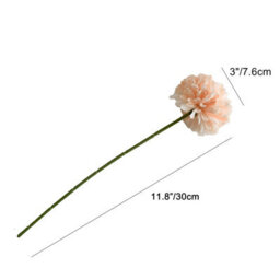 Amorly 38Pcs Artificial Pure Champagne Ball Chrysanthemum Flowers Artificial Mums Flowers For Home Table Centerpiece Decor Silk Flowers - thumbnail 2