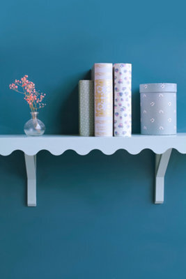 (Pack Of 2) Medium Wavy Trims - Unprimed - 1M Long - Wall And Shelf Edging Mdf Wood (By Trims & Co.) - image 1