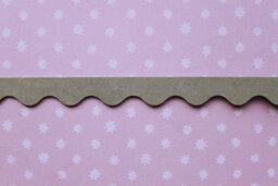 (Pack Of 2) Medium Wavy Trims - Unprimed - 1M Long - Wall And Shelf Edging Mdf Wood (By Trims & Co.) - thumbnail 2