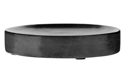 Orsina Dark Grey Ceramic Soap Dish - image 1