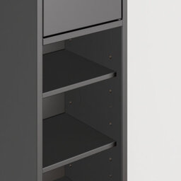 Sobuy Bzr34-Ii-Sch,tall Bathroom Storage Cabinet - Slim Bathroom Unit,compact Bathroom Furniture, Black,w20Xd20Xh180 - thumbnail 9