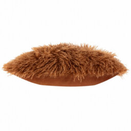 furn. Furn Rowan Faux Fur Feather Filled Cushion, Ginger, 50 X 50Cm - thumbnail 3