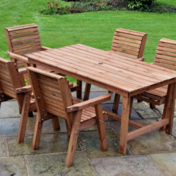 Churnet Valley Garden Furniture Ltd Valley 5 Seat Set 5Xc 1795 Table - thumbnail 1
