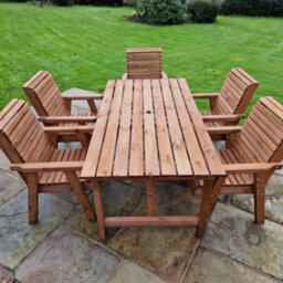Churnet Valley Garden Furniture Ltd Valley 5 Seat Set 5Xc 1795 Table - thumbnail 3