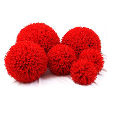 2 Pack Artificial Decorative Balls For Plants, Lawns, Artificial Flowers, Red, 18 + 30 Cm - image 1
