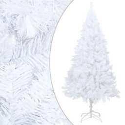 Berkfield Artificial Christmas Tree With Thick Branches White 210 Cm Pvc