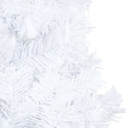 Berkfield Artificial Christmas Tree With Thick Branches White 210 Cm Pvc - thumbnail 4